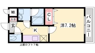 フジパレス上筒井通の間取り画像