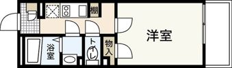 クレイノUjinaの間取り画像
