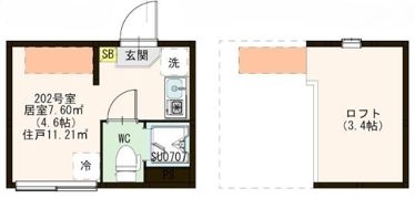ワイズときわ台の間取り画像