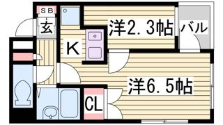 プリオーレ神戸Ⅱの間取り画像