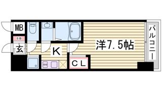 サムティ神戸BENIRの間取り画像