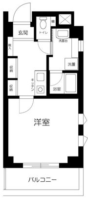 コーポ中里の間取り画像
