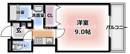 ベルク南野の間取り画像