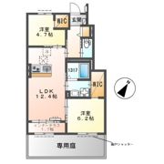 八潮市伊勢野新築アパートの間取り画像