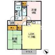 ドエル福島 Bの間取り画像