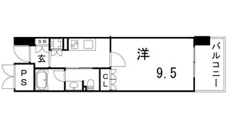 リーガル神戸三宮フラワーロードの間取り画像