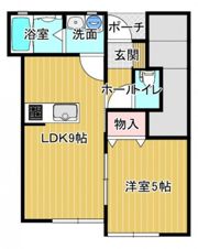 シェルメール庭瀬の間取り画像