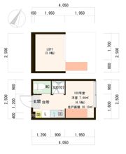 セントキューブ東十条の間取り画像