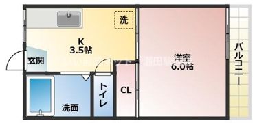 レユニオン膳所の間取り画像