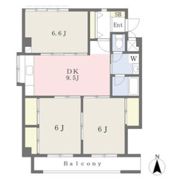 ラ・クルー服部本町の間取り画像