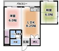 パールハイツ楠葉の間取り画像
