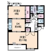 ウッドビュー上北沢の間取り画像
