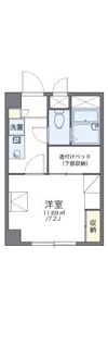 レオパレス御代の台の間取り画像