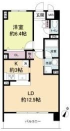 レジディア城北公園通の間取り画像
