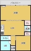 第3元八事ビルの間取り画像