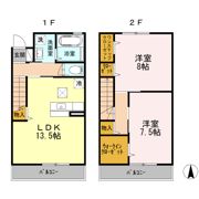 ベリエ・谷原 Aの間取り画像
