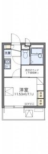 レオパレス本田ハイツの間取り画像