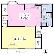 サンコートAの間取り画像