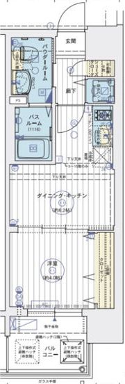 エステムコート難波IIIラグースの間取り画像