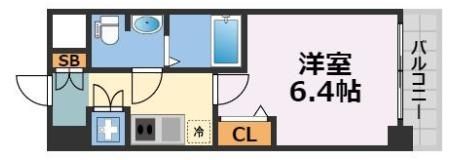 ジュネーゼグラン南堀江の間取り画像