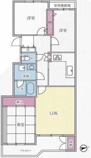 T’s garden横浜反町の間取り画像