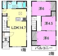 みぶタウンC棟の間取り画像