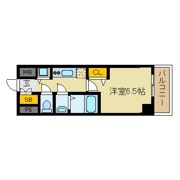 エス・キュート京町堀の間取り画像