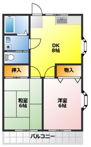 メゾンホソダBの間取り画像