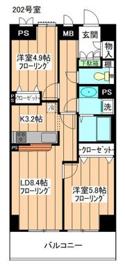 ヴィタノーバの間取り画像