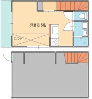 豊中市宮山町ガレージハウスの間取り画像