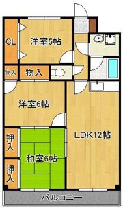 ギャラン中井の間取り画像