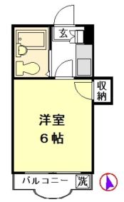 エメラルドハイツの間取り画像