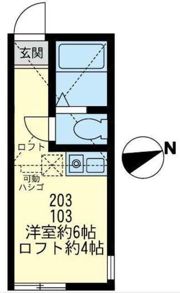ユナイト東逸見エキュール・ポアロの間取り画像