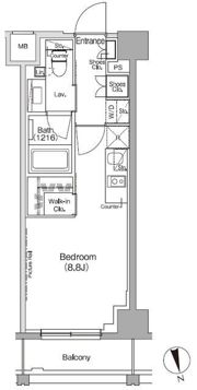 ザ・パークハビオ高円寺レジデンスの間取り画像