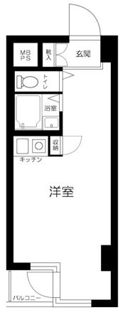 ライオンズプラザ新宿の間取り画像