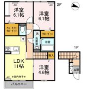 Camelot B棟の間取り画像