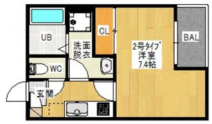 REGALEST 奥田の間取り画像