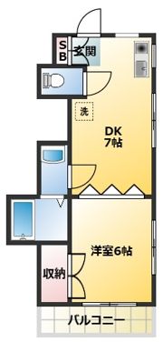 パークヒル瑞江弐番館の間取り画像