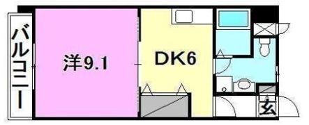 シェレナ朝生田の間取り画像