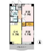 エルフ広沢の間取り画像