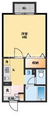 エクレール西三城 A棟の間取り画像