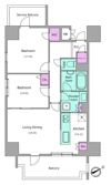 レジディア町屋の間取り画像