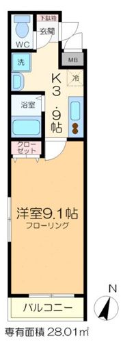 ヘリオスコートの間取り画像