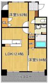 エストラーダ小倉の間取り画像