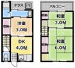 大枝借家(田中文化)の間取り画像