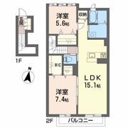 ブルンはなみずきの間取り画像