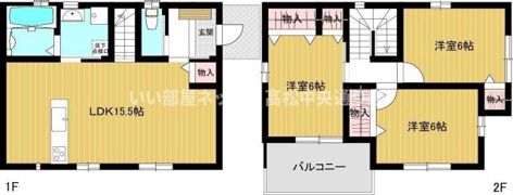リュミエールS Iの間取り画像