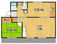 ヴィラナリー中間II 4号棟の間取り画像