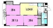 大進第三ハイツの間取り画像