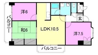 ハイシティ松山の間取り画像